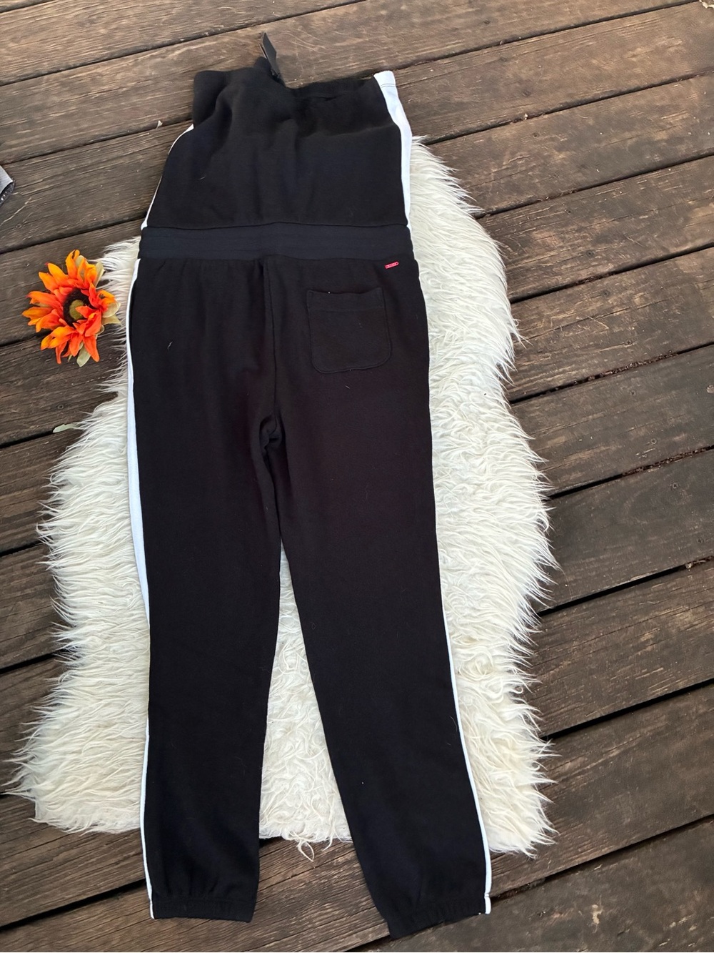 🌺NWT N:philanthropy DELHI jumpsuit black with white side stripe retails $308🌺 - Picture 10 of 11